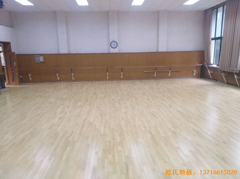 北京舞蹈學院運動木地板鋪裝案例