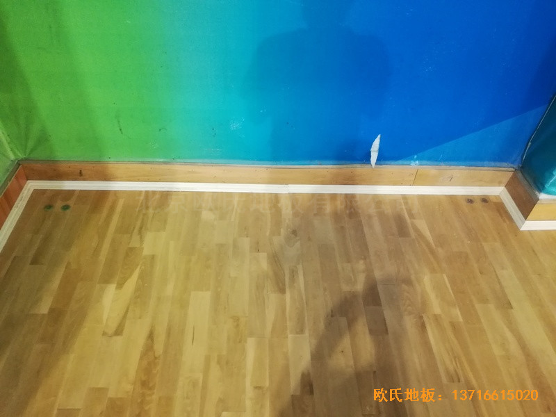 贛州體育館運動木地板鋪設案例0
