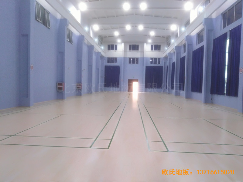 北京金通源健身中心體育木地板鋪裝案例0